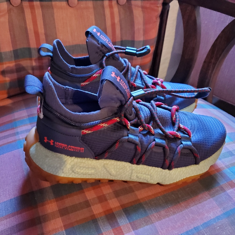 Under Armour Blue and Pink Athletic Shoes